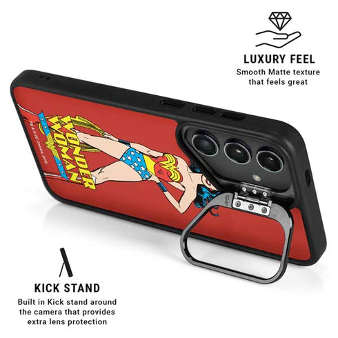 DC Comics Wonder Woman Portrait Galaxy S24 FE Kickstand Case